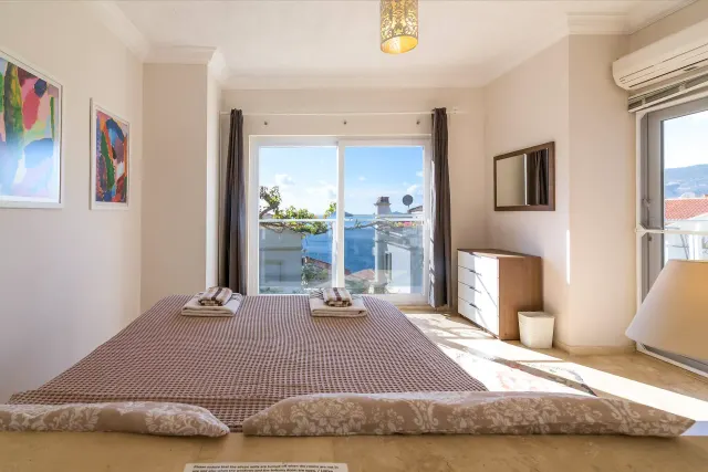 BookNoFees: Ferienwohnung in Kalkan, Kas, Antalya, Antalya, Türkei – Schlafzimmer 1
