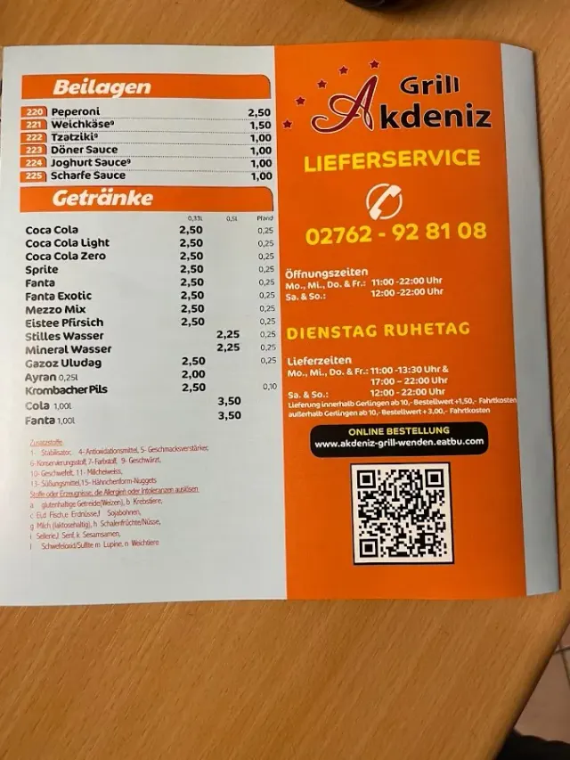 BookNoFees : Restaurant – Akdeniz Grill – Wenden – Akdeniz Grill, photo n° 3