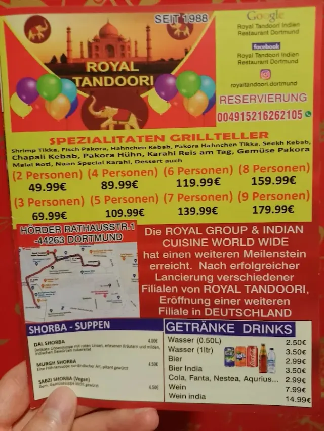 BookNoFees : Restaurant – Royal Tandoori – Dortmund – Royal Tandoori, photo n° 2