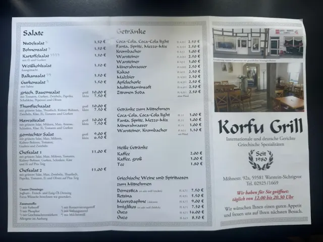BookNoFees : Restaurant – Grillstube Korfu – Warstein-Sichtigvor – Grillstube Corfou, photo n° 2