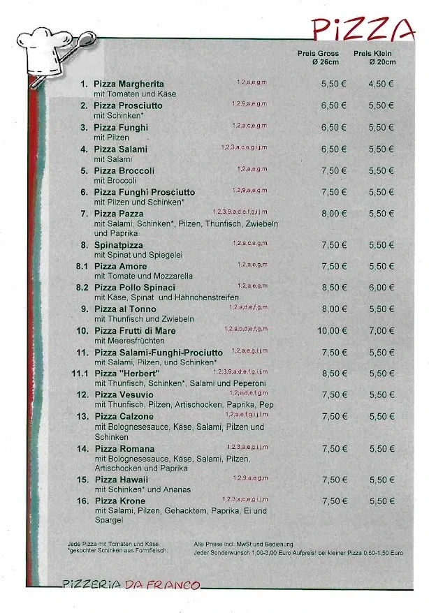 BookNoFees : Restaurant – Pizzeria da Franco – Rüthen – Pizzeria chez Franco, photo n° 3