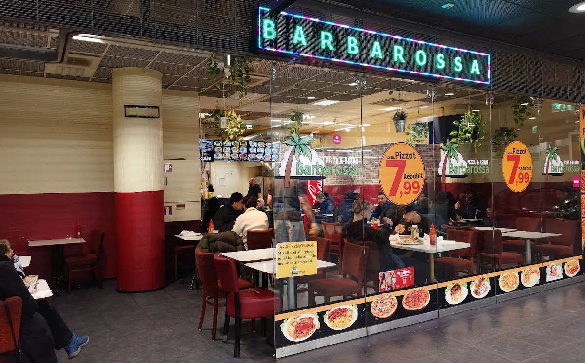 BookNoFees : Restaurant – Barbarossa Pizza & Kebab – Helsinki – Barbarossa Pizza & Kebab, photo n° 1
