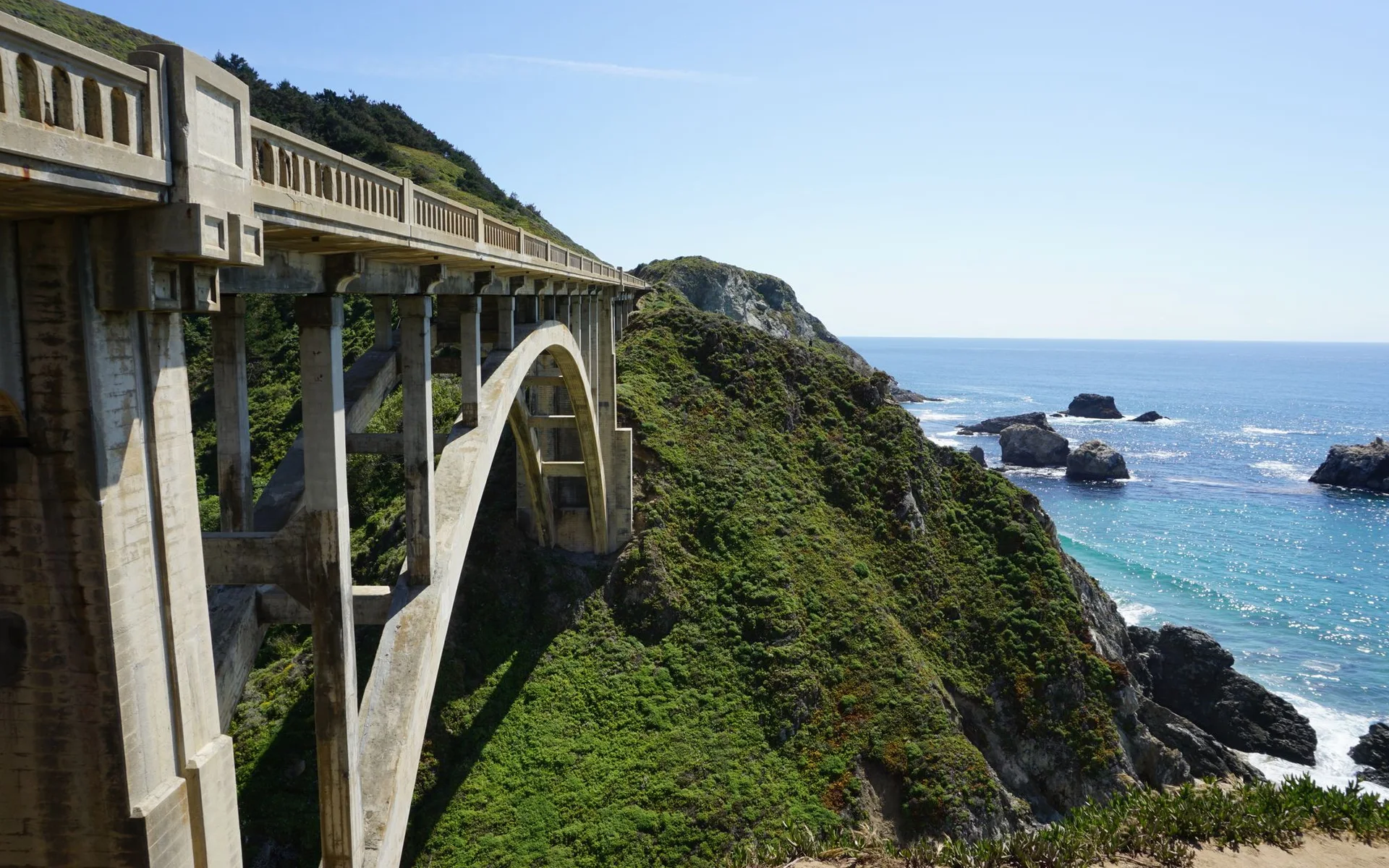 Bixby Creek Bridge an der kalifornischen Pazifikküste